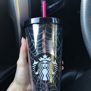 Starbucks Halloween Spider Web Tumbler